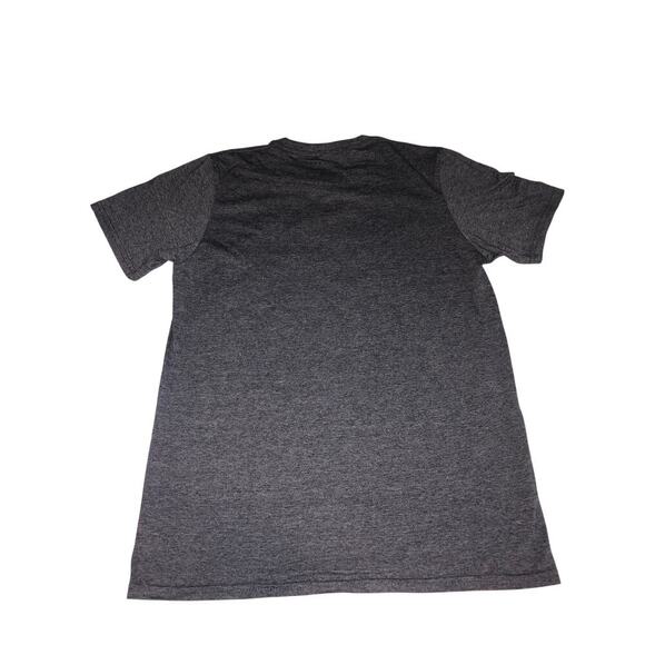 Bob Ross T Shirt Size S Dark Gray Galaxy Themed Purple Light Saber Unisex - Picture 5 of 5